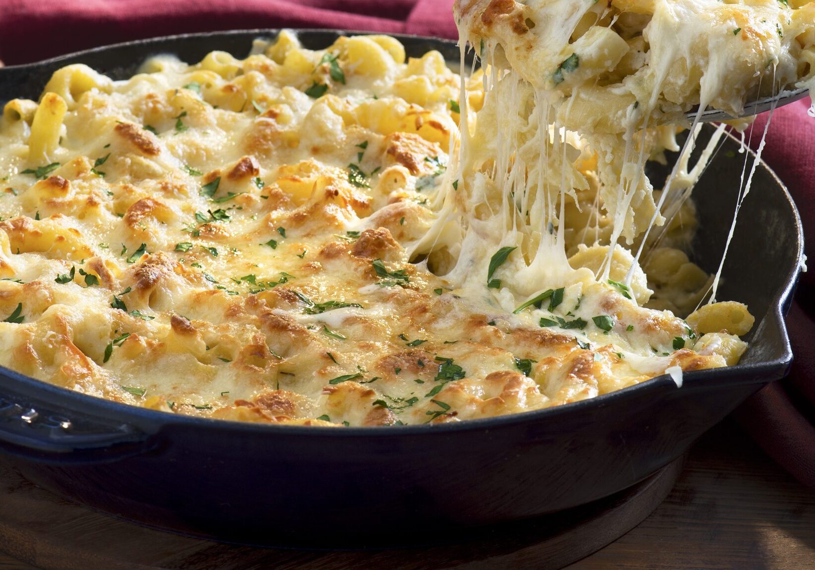 3 Italian Cheese Mac and Cheese Skillet spoonfull-approved